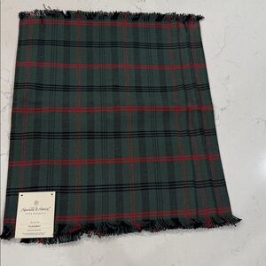 Hearth & Hand Tartan Plaid Placemat in Red and Green set of 3